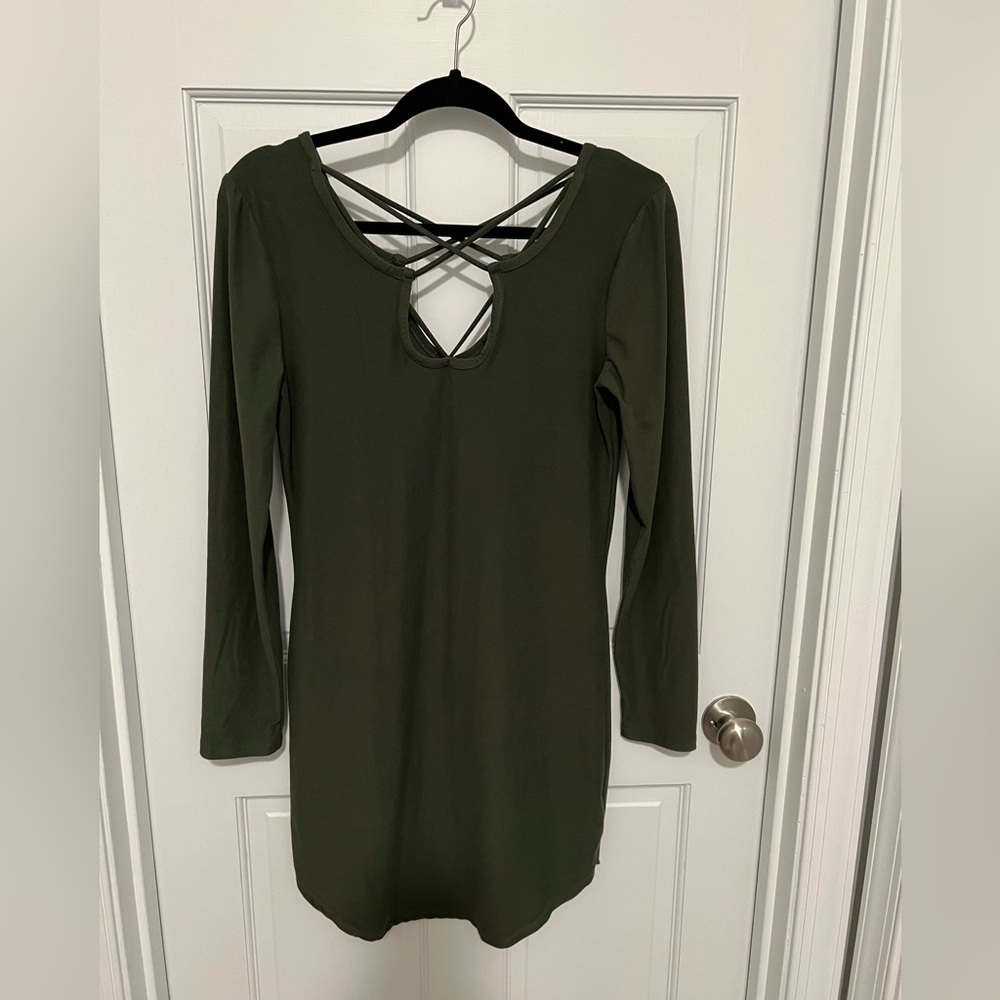 Derek Heart Green Dress Size L